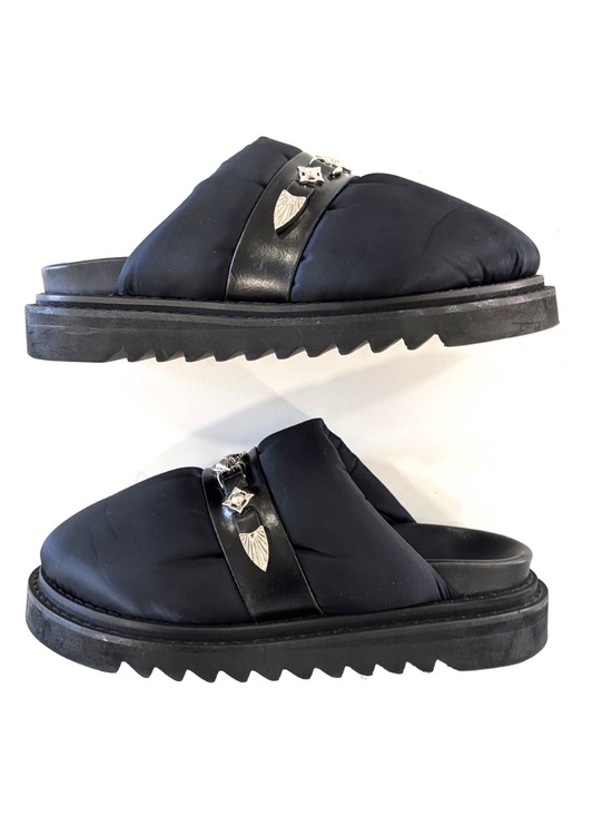 Toga Virilis Black Nylon Mules Mens Size 10 44 Western Hardware Portugal AJ1292 main image 8